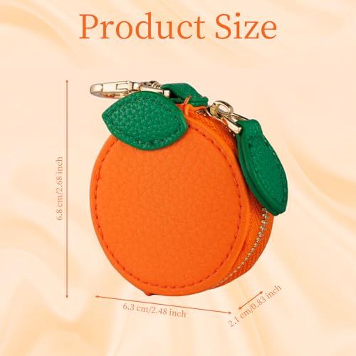 Mini Fruit Keychain Pouch Perfect for Backpacks view 2