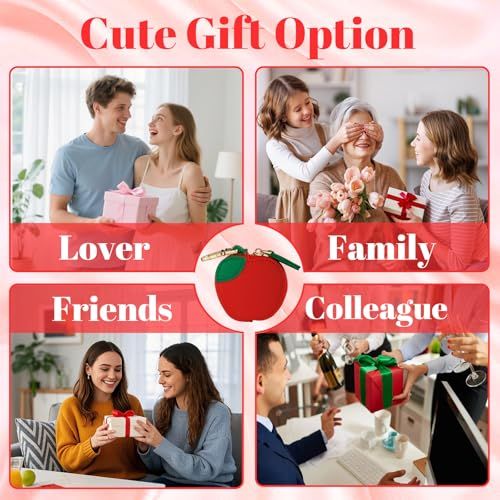 Cute Fruit Shaped Coin Purse Keychain for Backpacks view 6