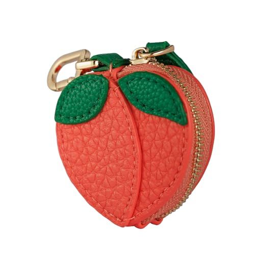 Cute Peach Purse Keychain — image 1