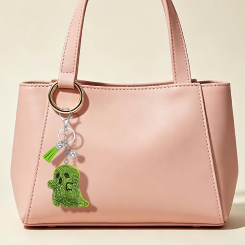 Sparkly Ghost Keychain for Backpacks view 3