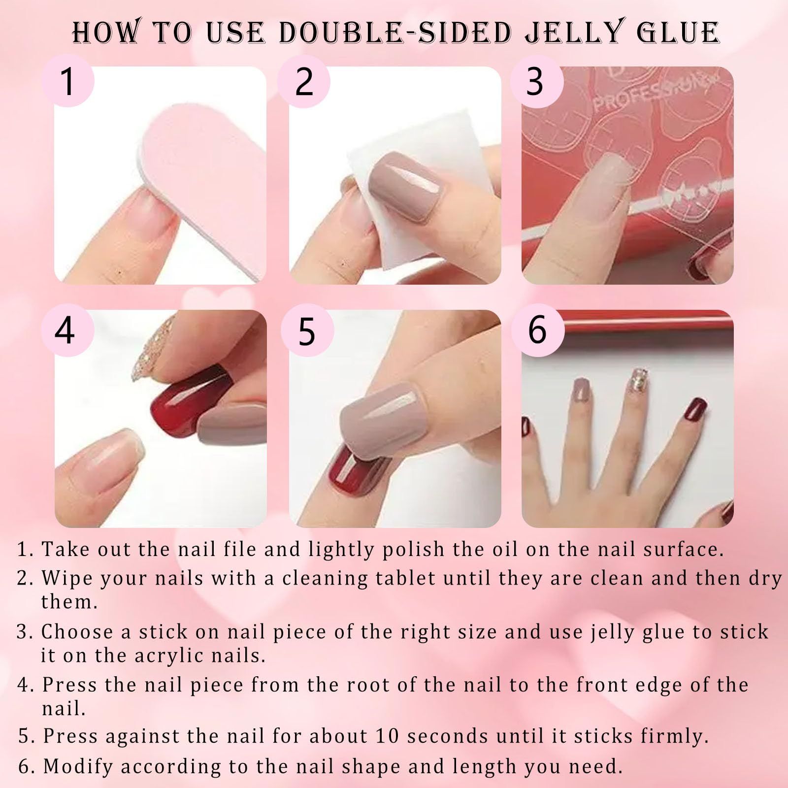 24pcsPress-on Nails for Daily Wear view 7