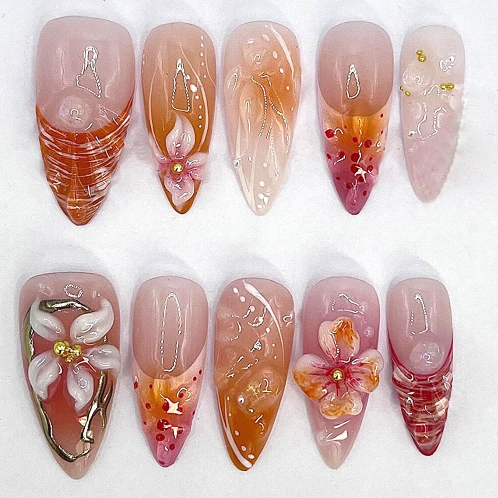 24pcsGorgeous Press-On Nails for Everyday — image 1