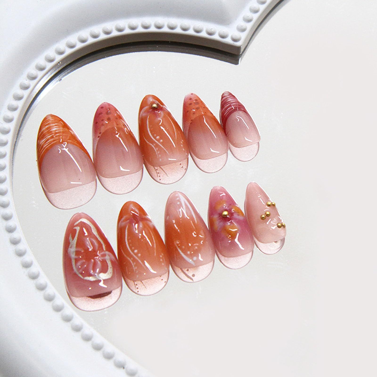 24pcsGorgeous Press-On Nails for Everyday view 4