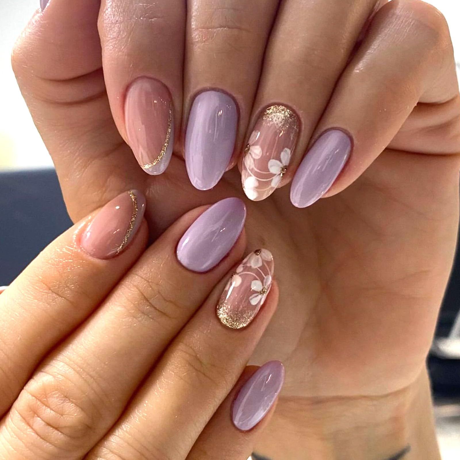 24pcsGorgeous Press-On Nails For Everyday Wear