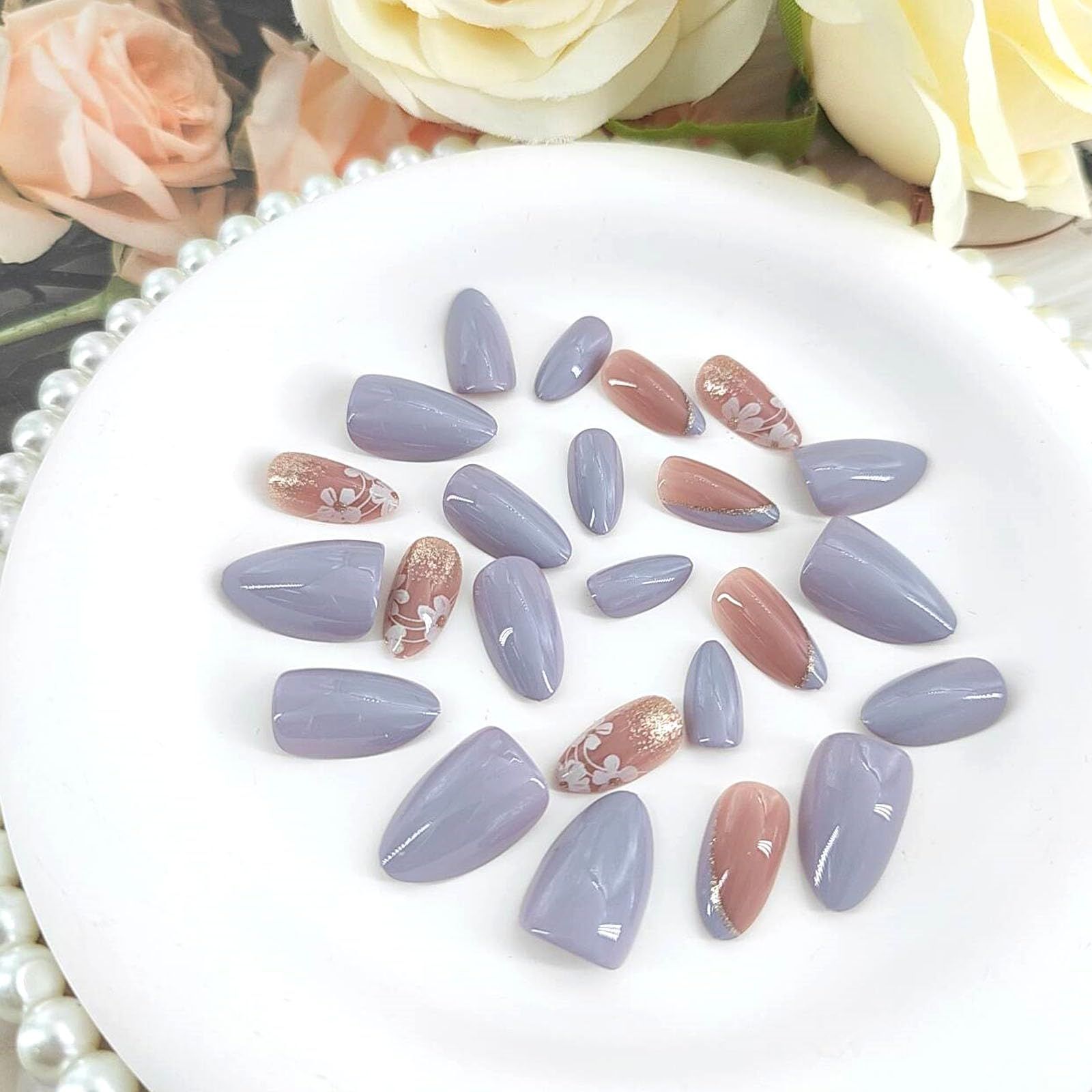 24pcsGorgeous Press-On Nails For Everyday Wear view 3