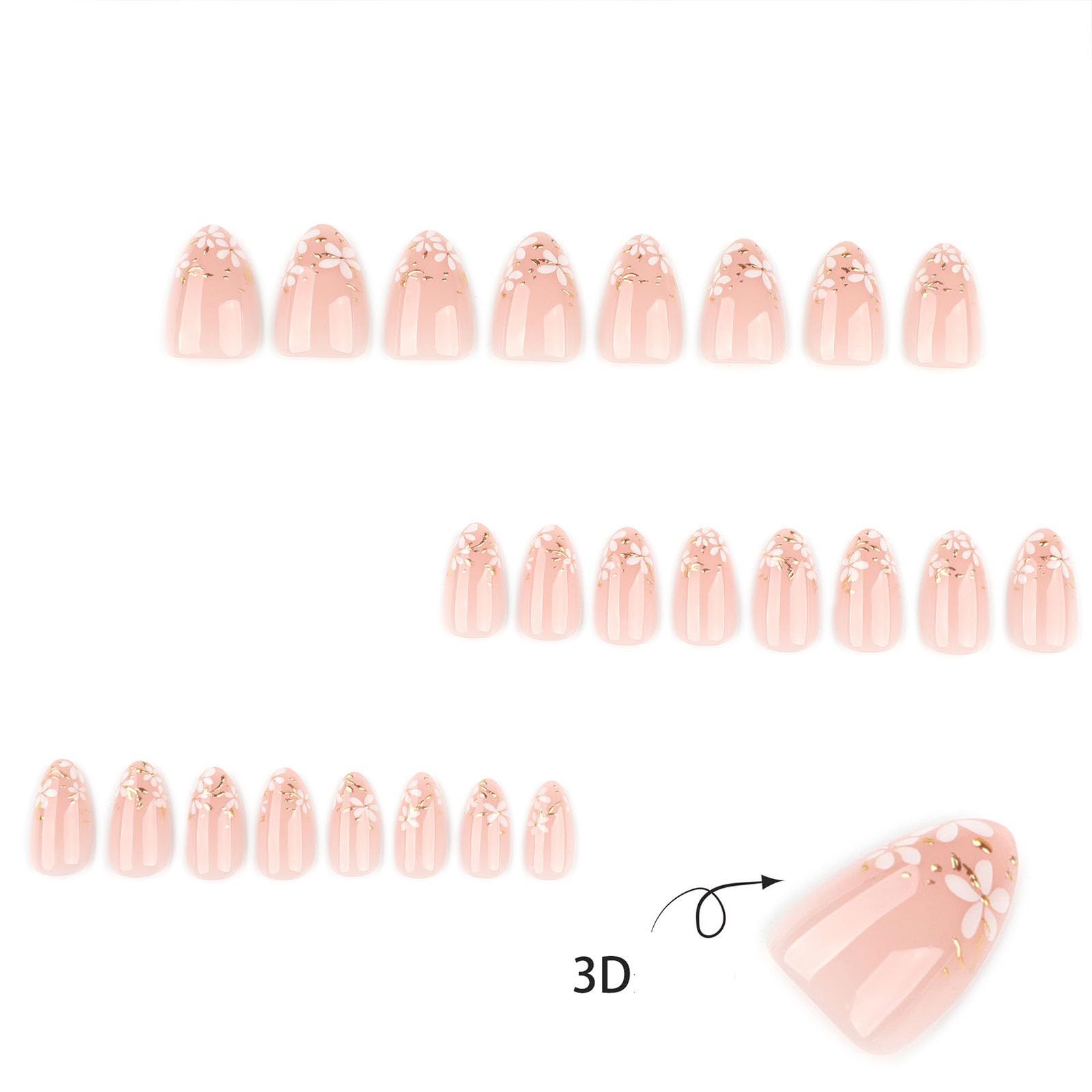 24pcsPress-On Nails For Everyday Glam view 4