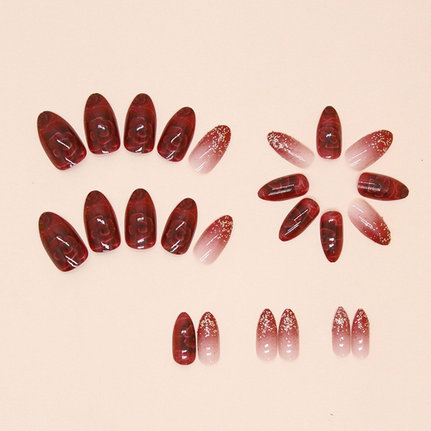 24pcsLuxury Press-On Nails for Weddings view 2