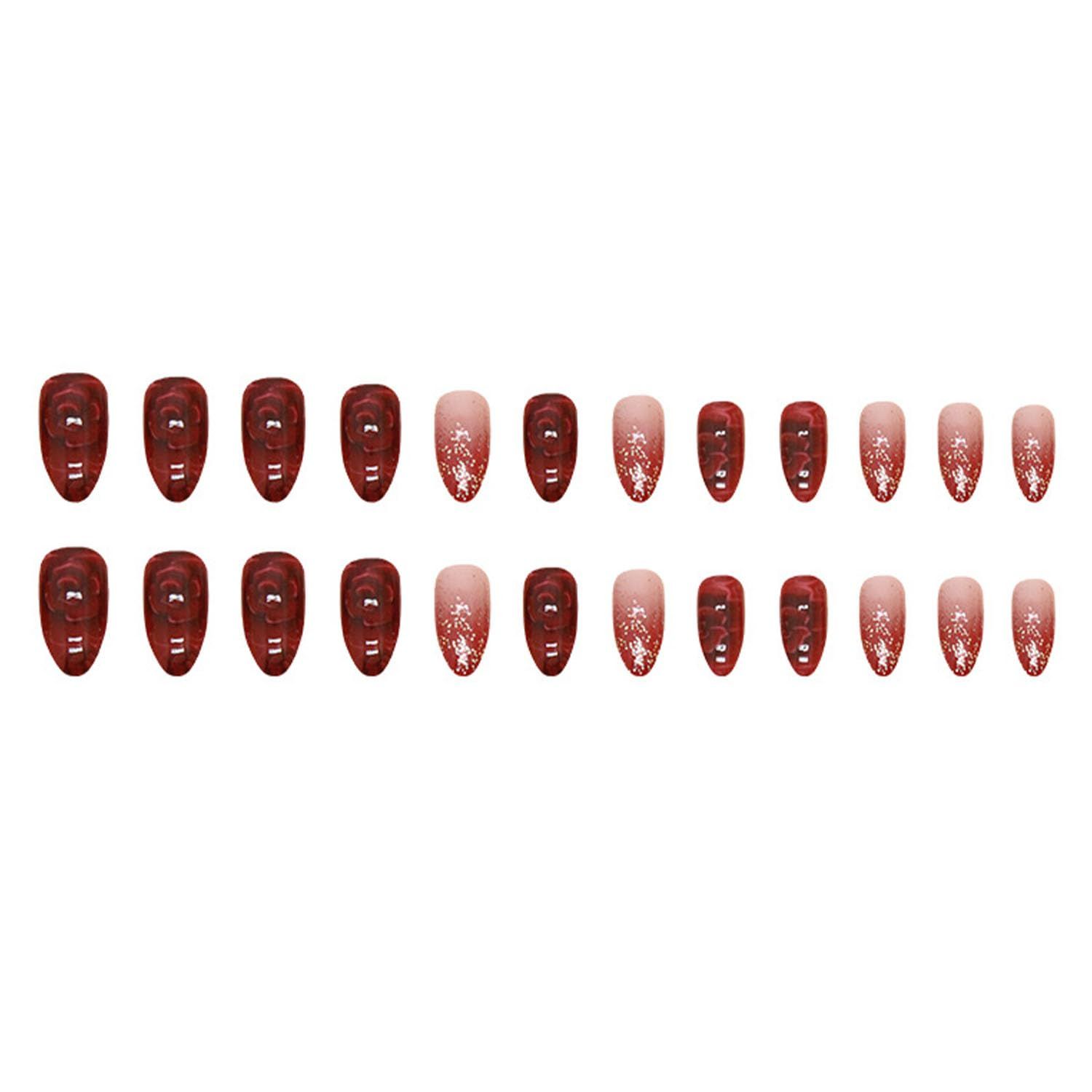 24pcsLuxury Press-On Nails for Weddings view 4