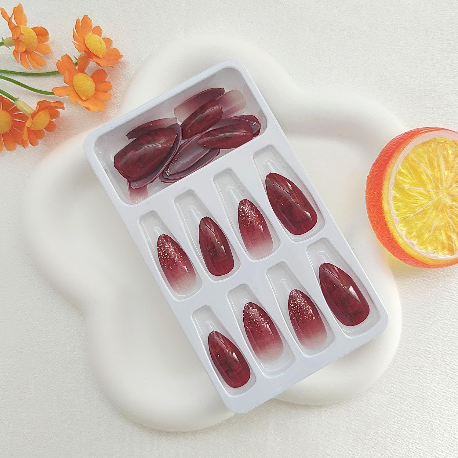 24pcsLuxury Press-On Nails for Weddings view 5