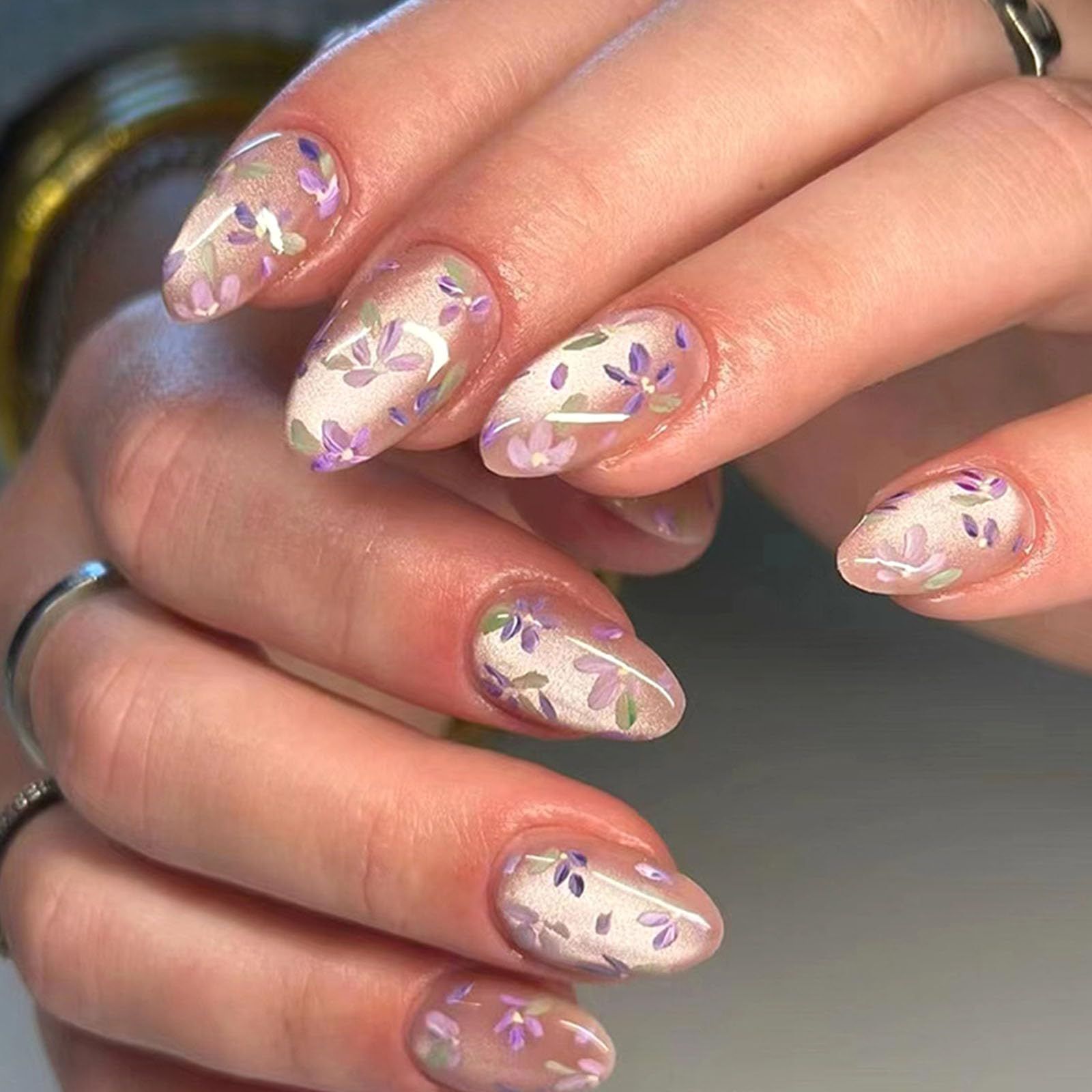 24pcsReusable Press-On Nails for Daily Wear & Special Occasions