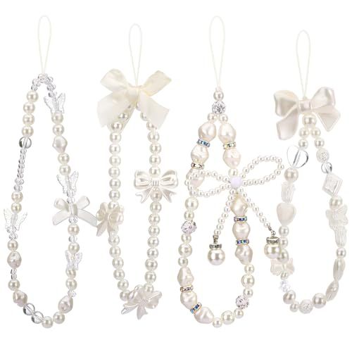 4 Pcs Beaded Phone Charms for Phones view 2