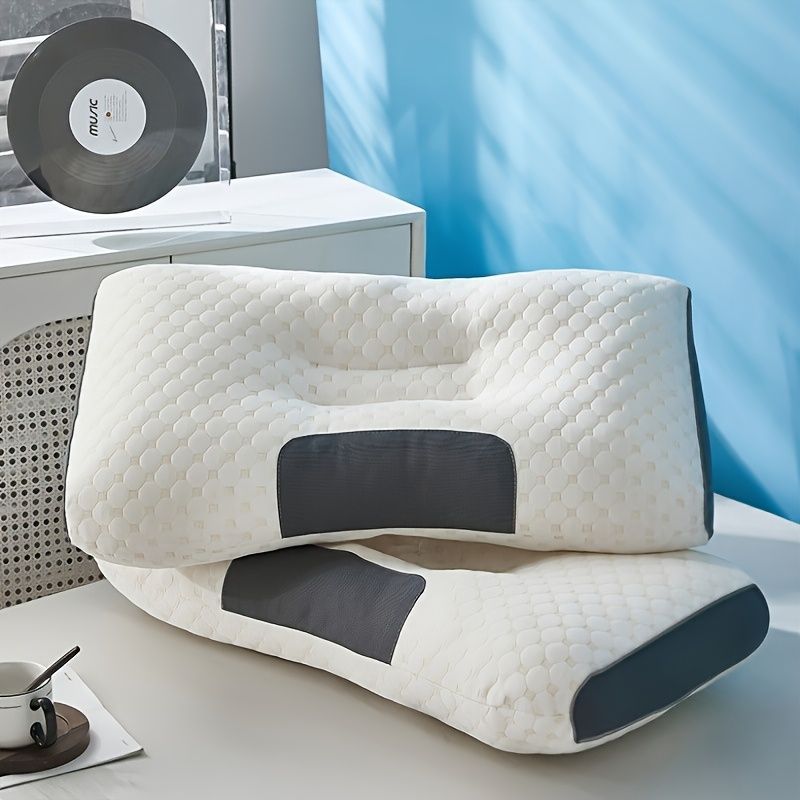 Ergonomic Pillow Memory Foam Pillow Neck Support Pillow Cooling Pillow - black