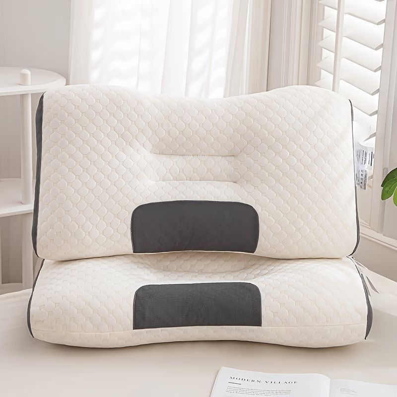 Ergonomic Pillow Memory Foam Pillow Neck Support Pillow Cooling Pillow - black view 2