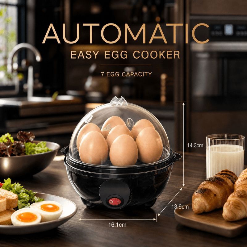 Egg Cooker 7-In-1 Egg Cooker Electric Egg Cooker Rapid Heating Egg Cooker view 4