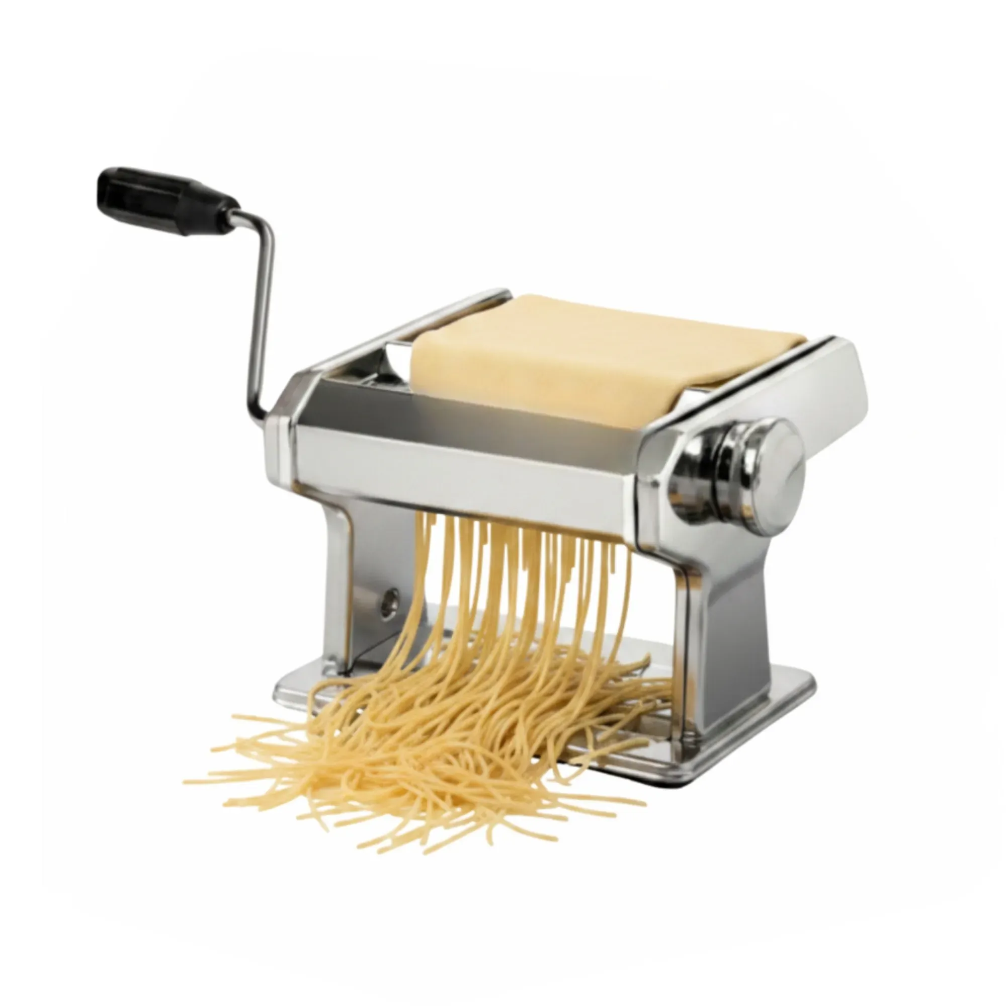 CARLA HOME Pasta Maker Machine - Hand Crank Noodle Maker - Grey - Kitchen