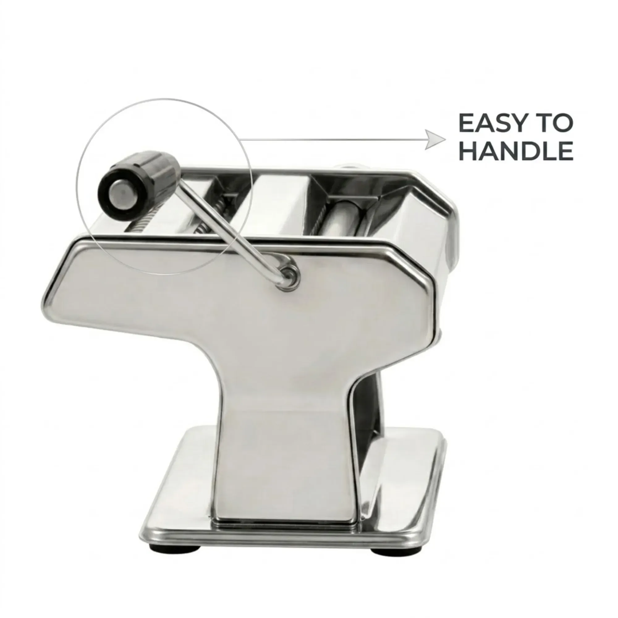 CARLA HOME Pasta Maker Machine - Hand Crank Noodle Maker - Grey - Kitchen view 5