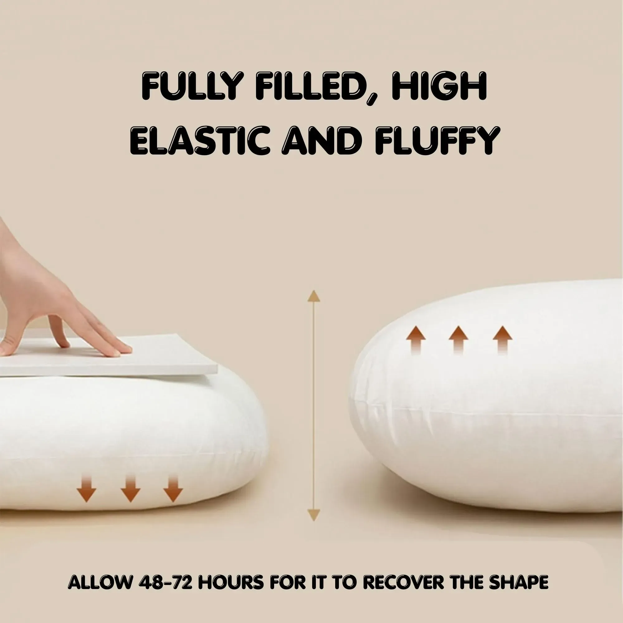 CARLA HOME U Shaped Pregnancy Pillow for Full Body Support Grey - Polyester view 6
