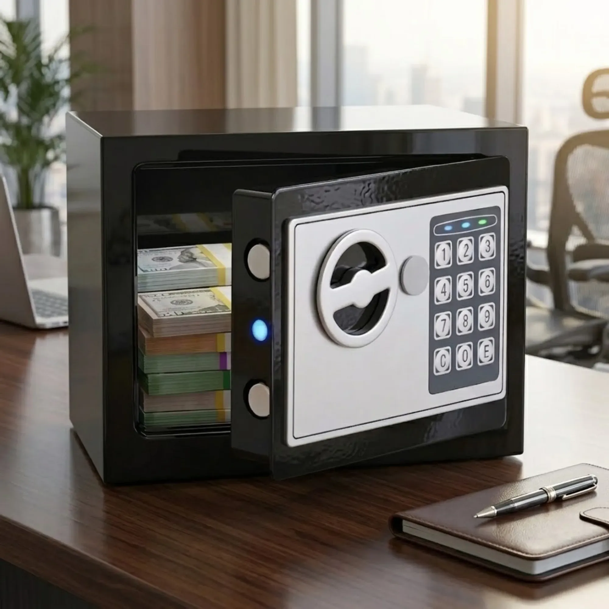 CARLA HOME Electronic Safe Box with Keypad Lock for Cash Locker view 9