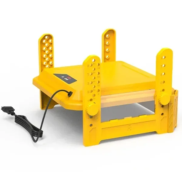 CARLA HOME Upgraded Chick Brooder Heating Plate - Adjustable Height - Yellow view 10