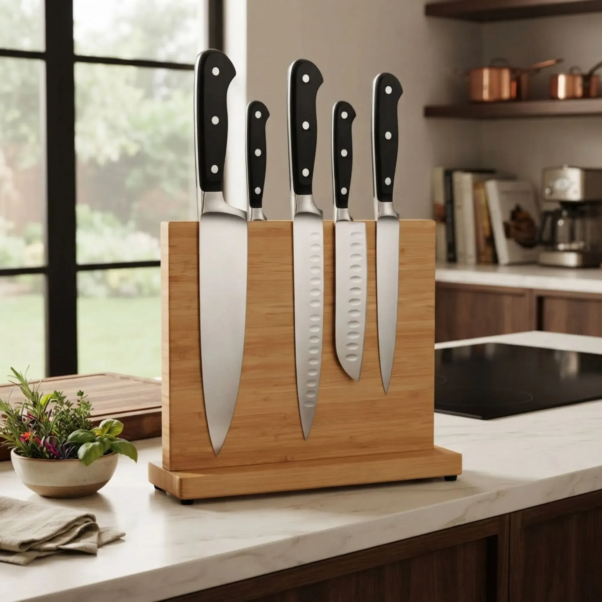 CARLA HOME Magnetic Knife Block view 2