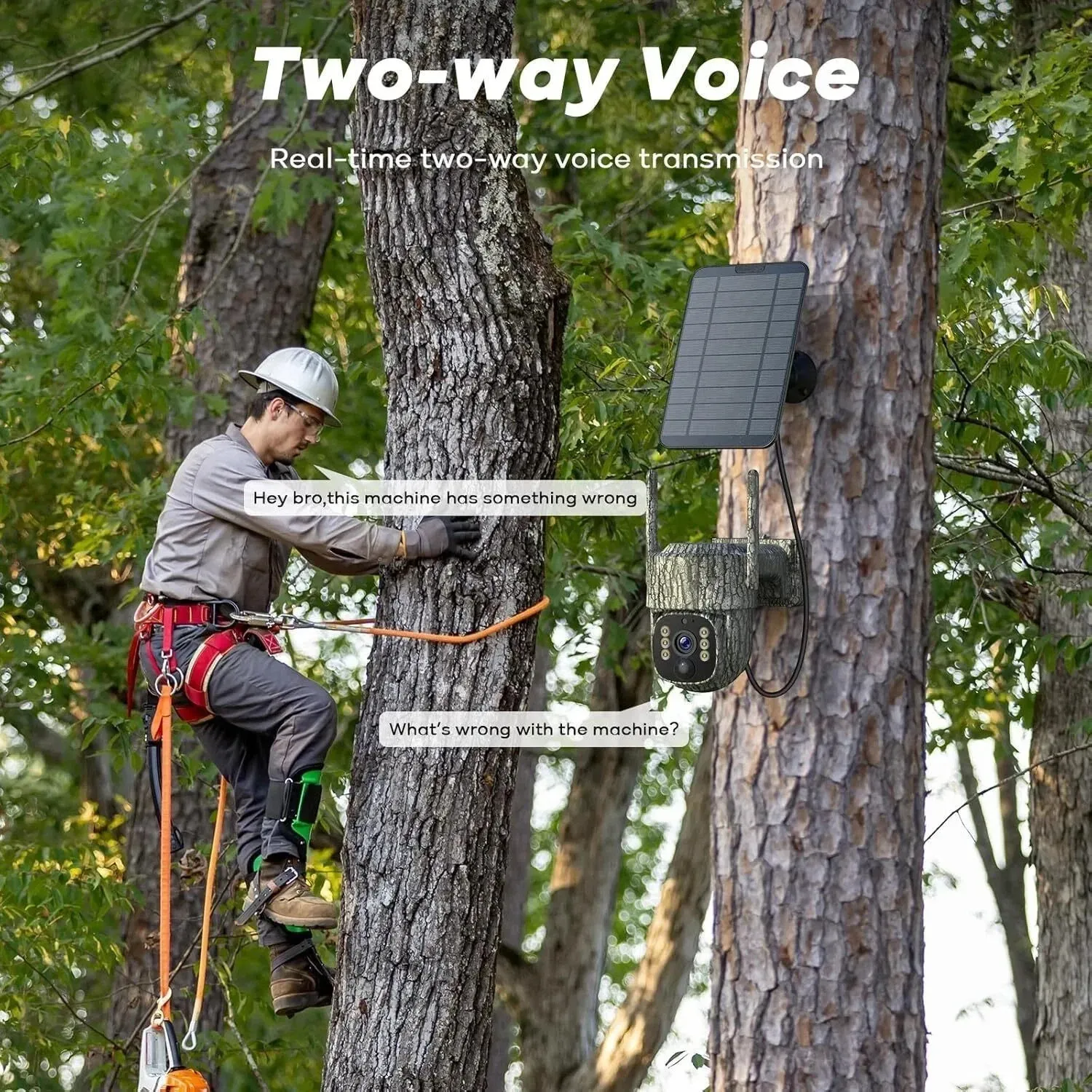 4G Solar Trail Camera in Black with 2.5K Resolution and Live Monitoring view 3