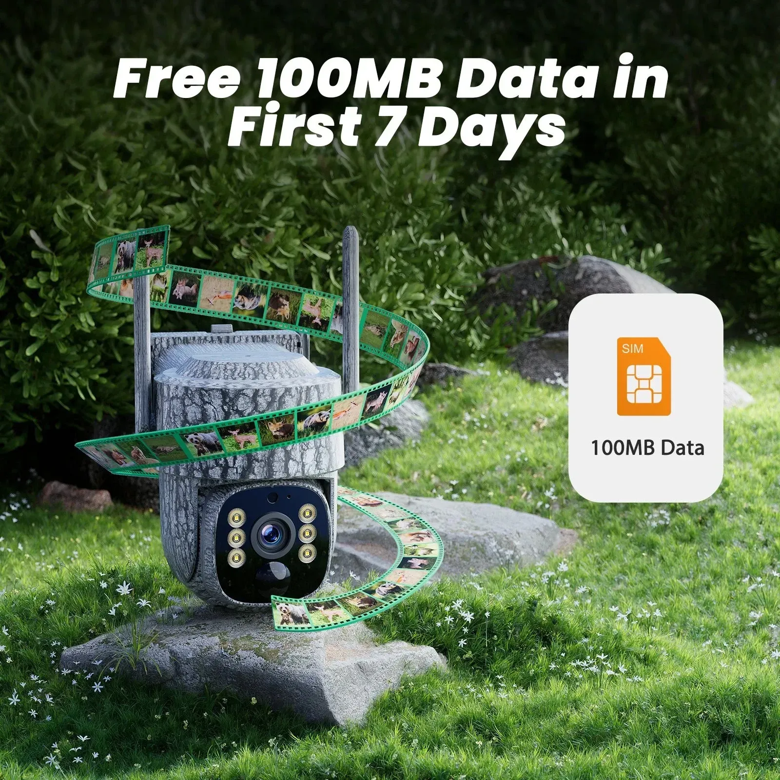 4G Solar Trail Camera in Black with 2.5K Resolution and Live Monitoring view 6