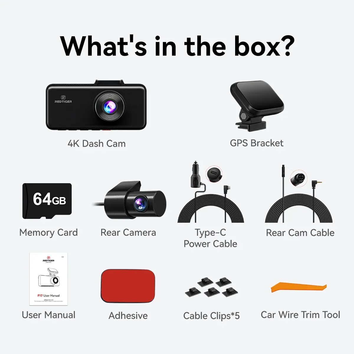 4K 3 Channel Dash Cam with 5G WiFi view 7
