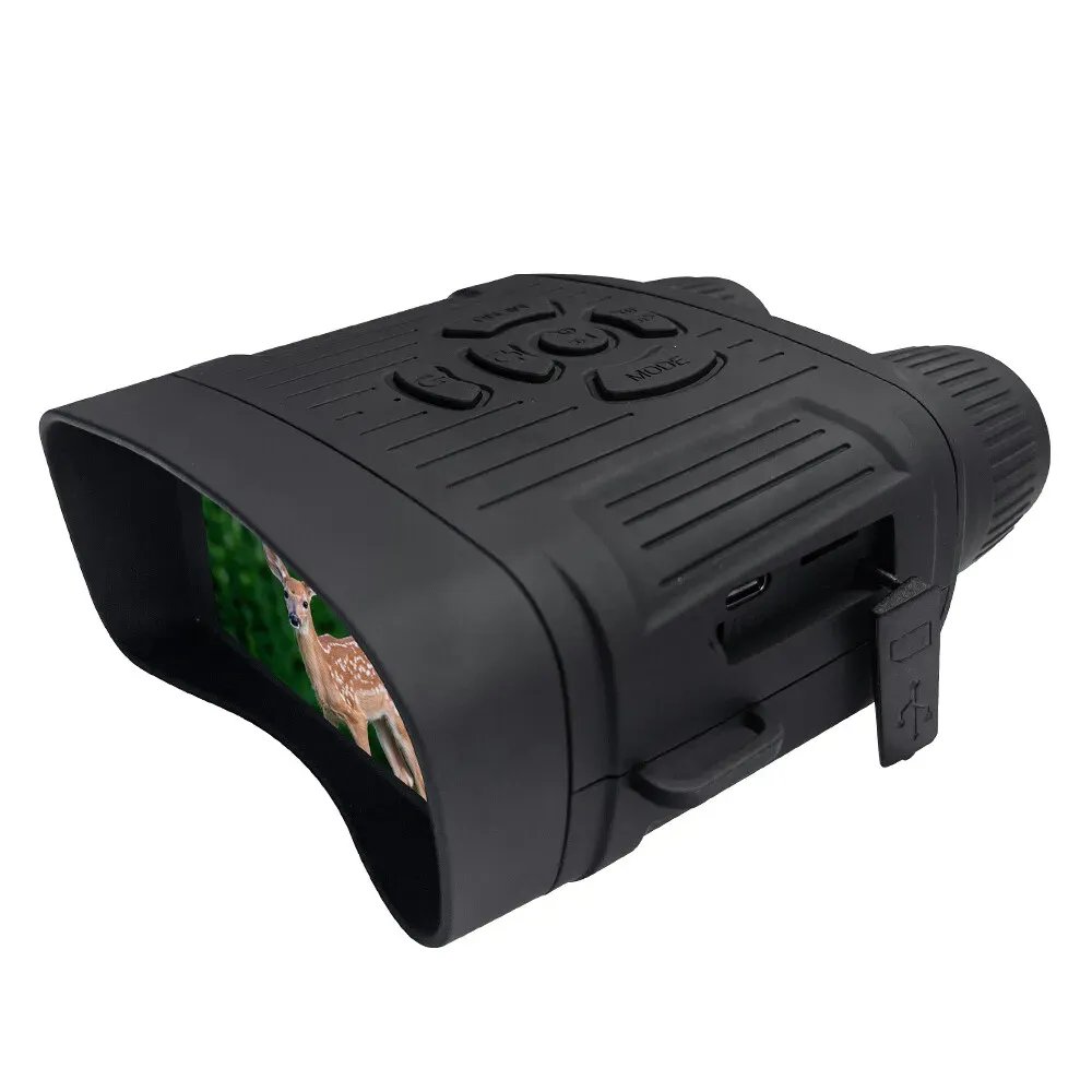 2.7K Infrared Night Vision Goggles with 36MP Resolution and 10X Zoom, Black view 8