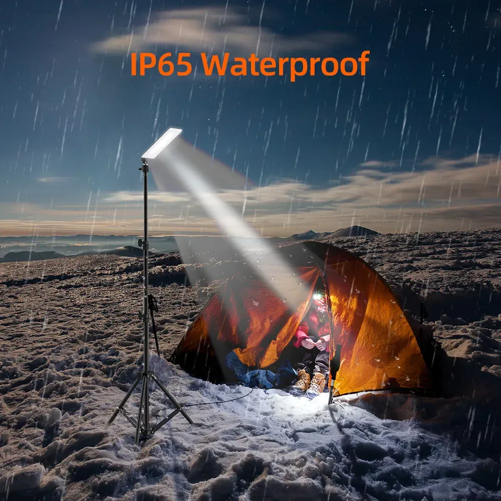 1.8m Telescopic Black Tripod LED Work Light for Camping and Outdoor Use view 7