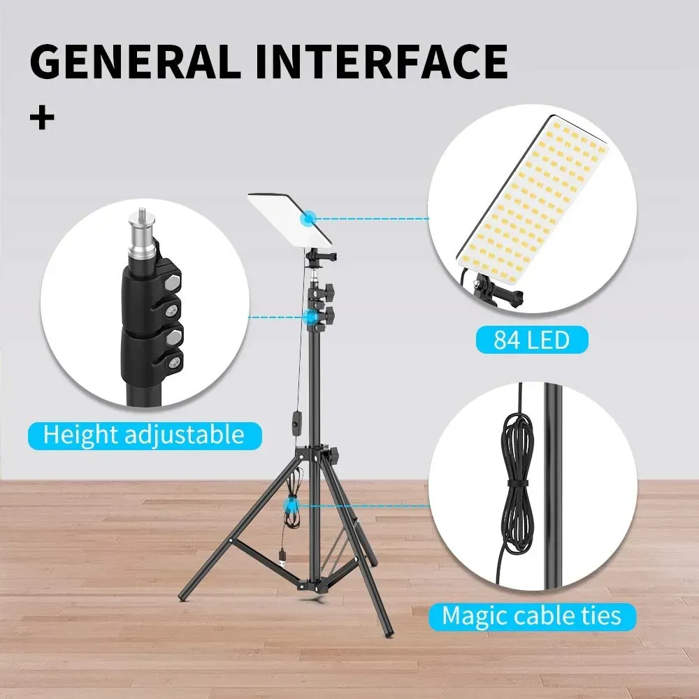 1.8m Telescopic Black Tripod LED Work Light for Camping and Outdoor Use view 10