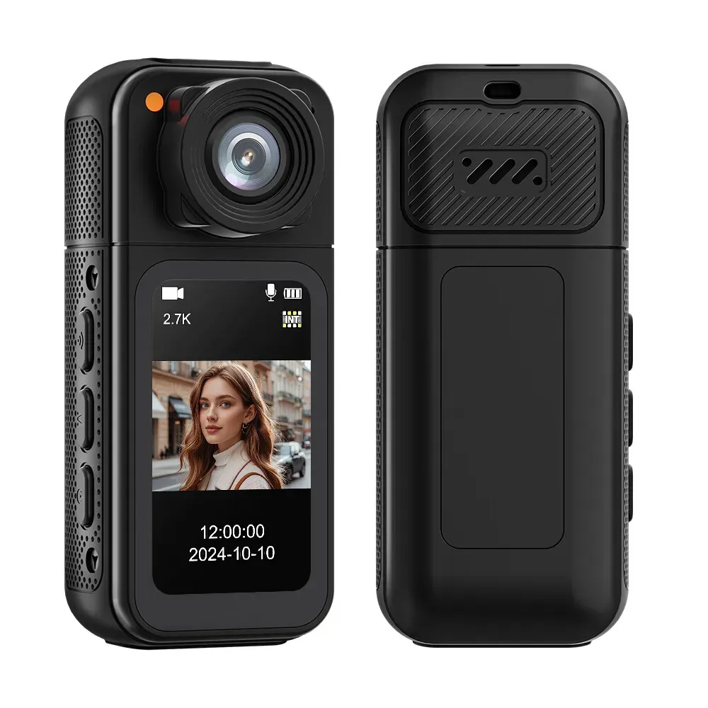 2.7K HD Mini Action Camera with 180° Rotating Lens view 3