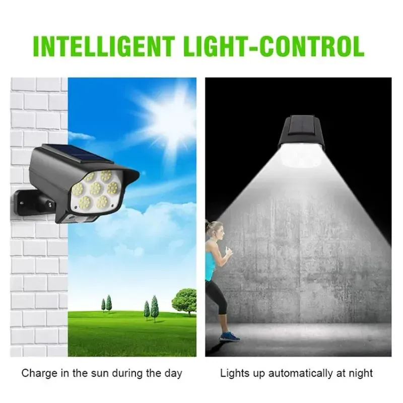 LED Solar Motion Sensor Light Black Outdoor Security Flood Lamp 63 LED 1200mAh view 6