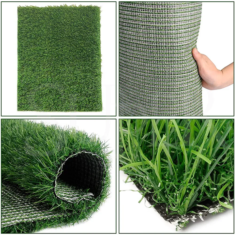 Portable Indoor Dog Potty Training Grass Mat in Black, 1060x410x70mm view 2