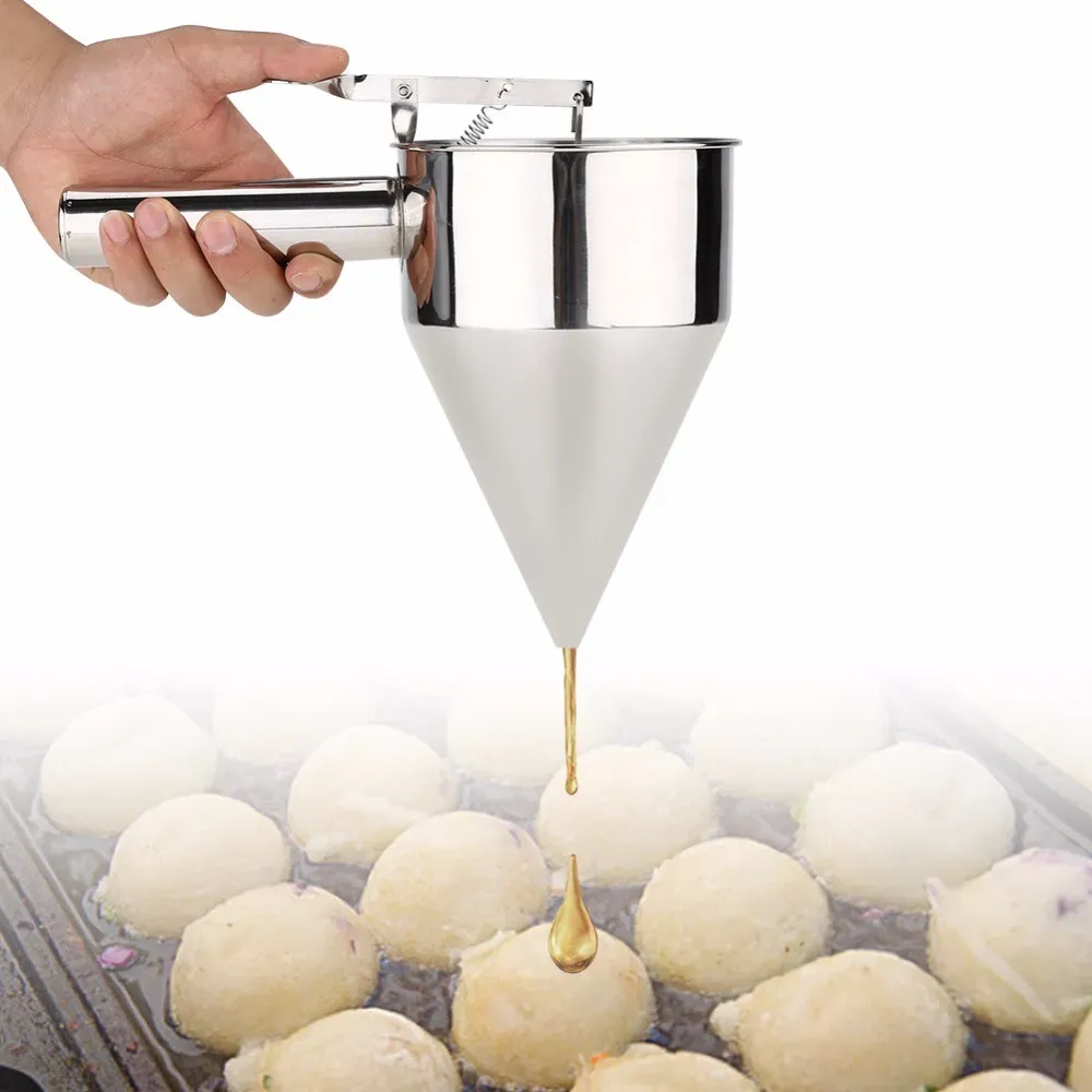 Stainless Steel Funnel Dispenser for Donuts view 2