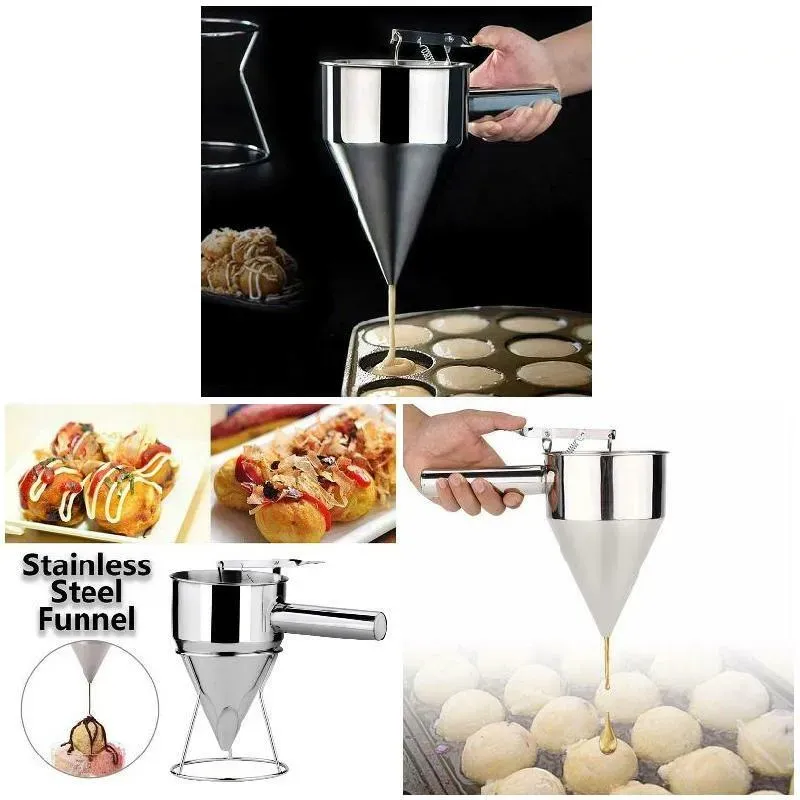 Stainless Steel Funnel Dispenser for Donuts view 3