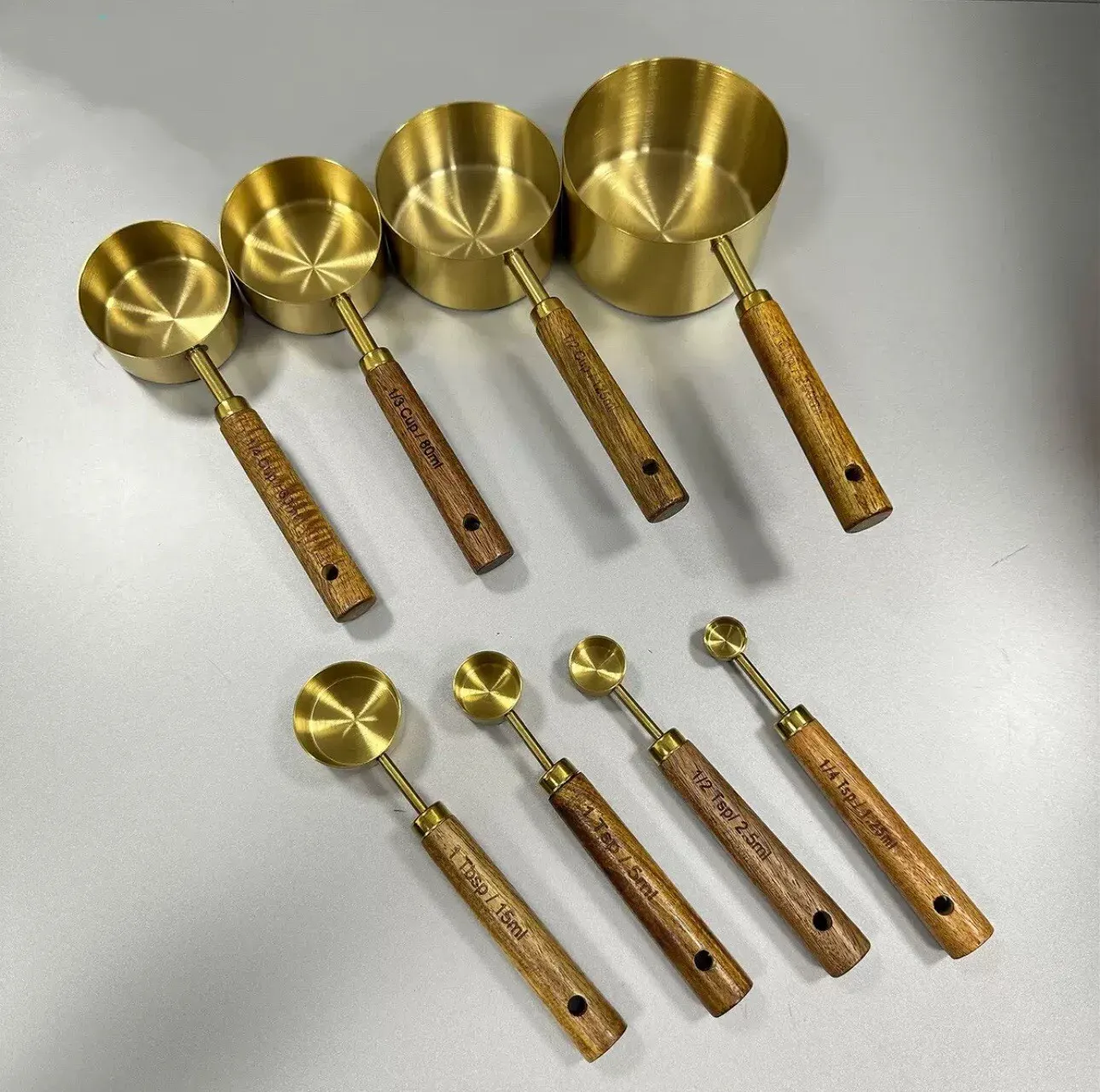 Stainless Steel Measuring Cups and Spoons Set view 7