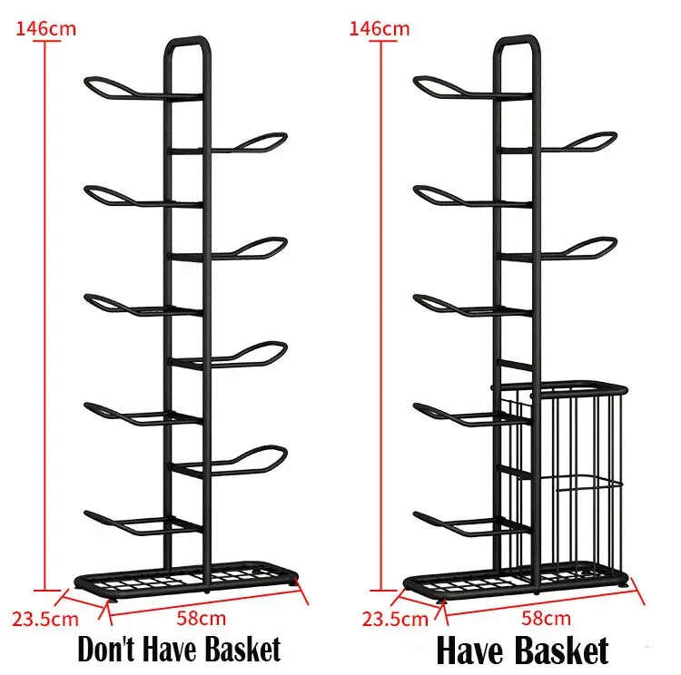 White Ball Storage Rack for Football, Basketball, and Volleyball - 116cm Tall view 5