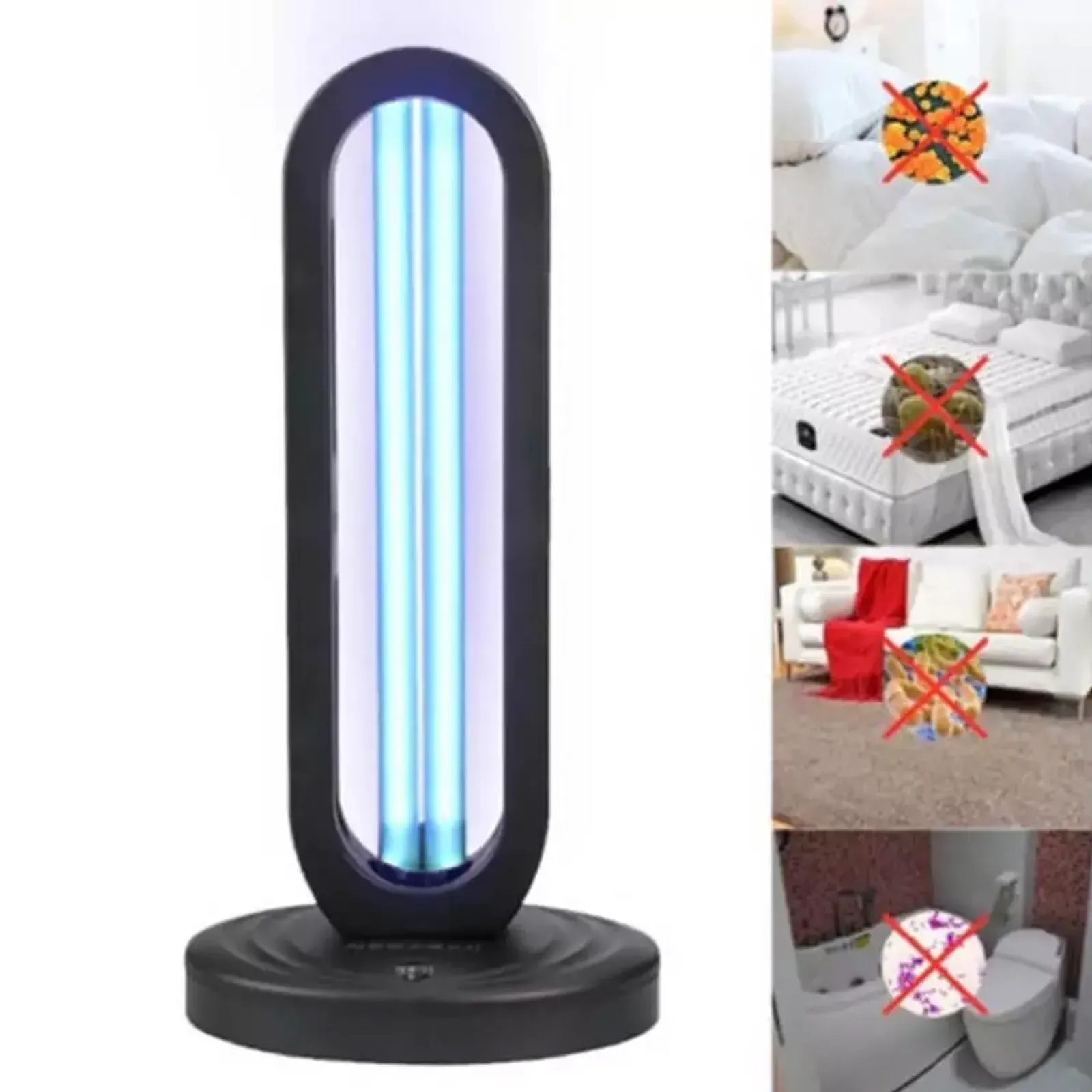 Large 38W UVC UV Light Ozone Germicidal Lamp for Home and Office Disinfection view 4