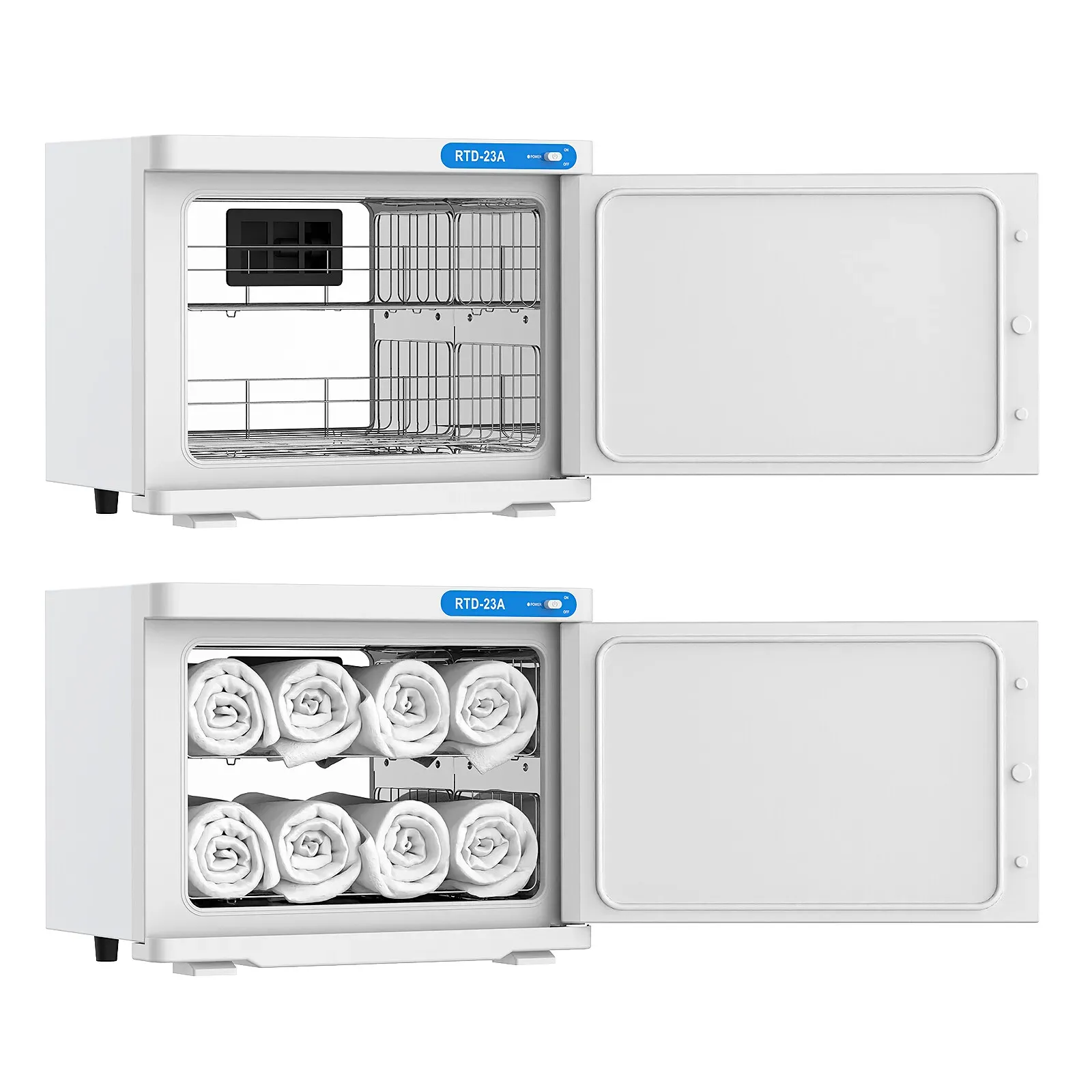 White 23L Black UV Towel Sterilizer Warmer Cabinet for Beauty Spa Salon view 10