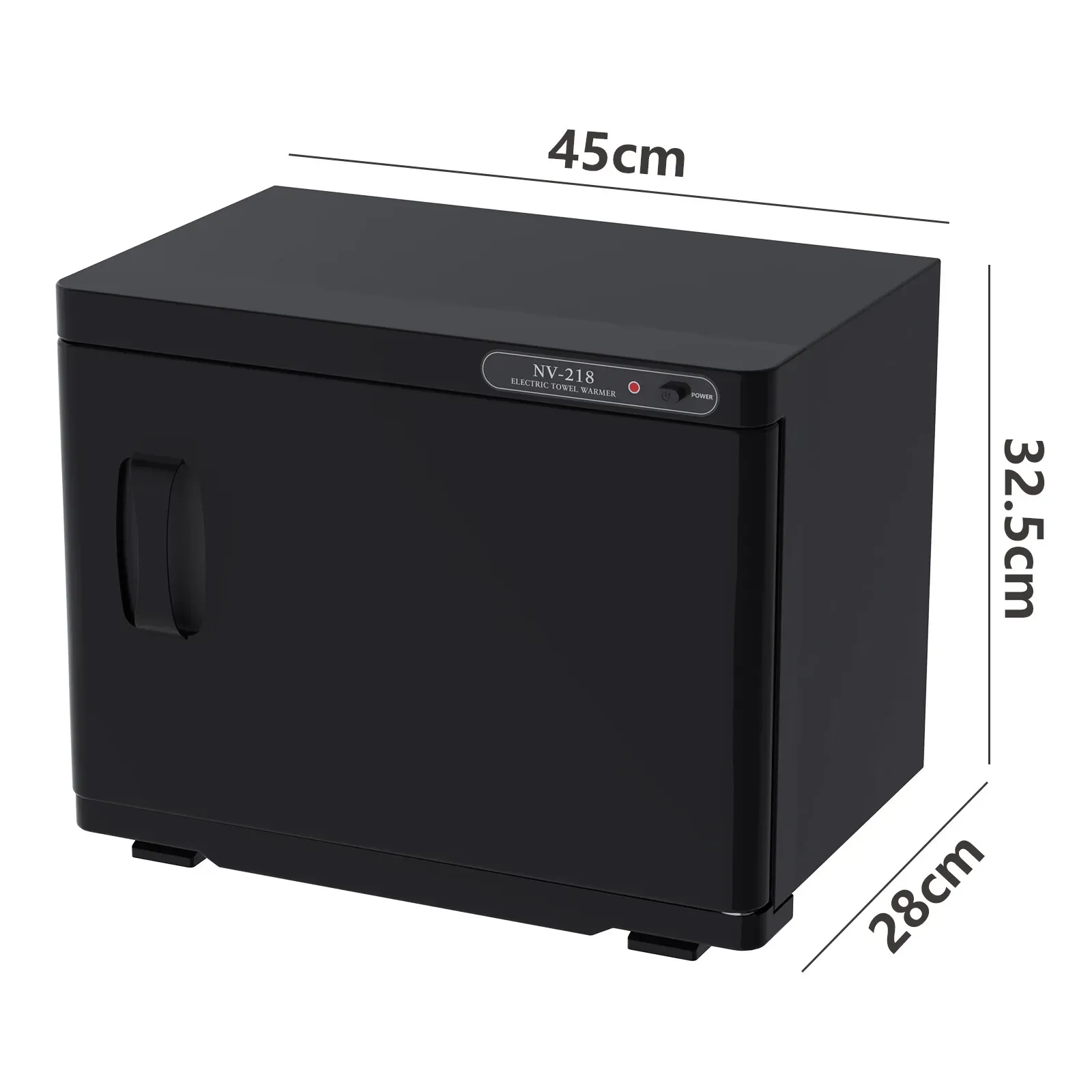 23L Black Hot Towel Warmer UV Sterilizer Disinfection Cabinet for Salon and Spa view 2