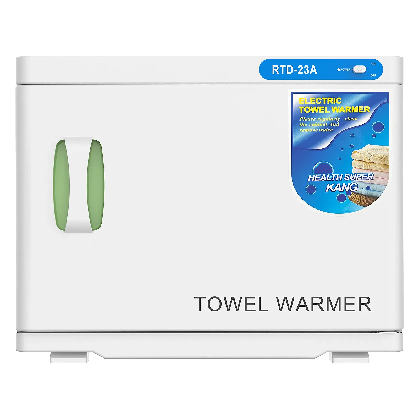 White 32L Black Hot Towel Warmer UV Sterilizer Cabinet for Salon and Home Use view 4