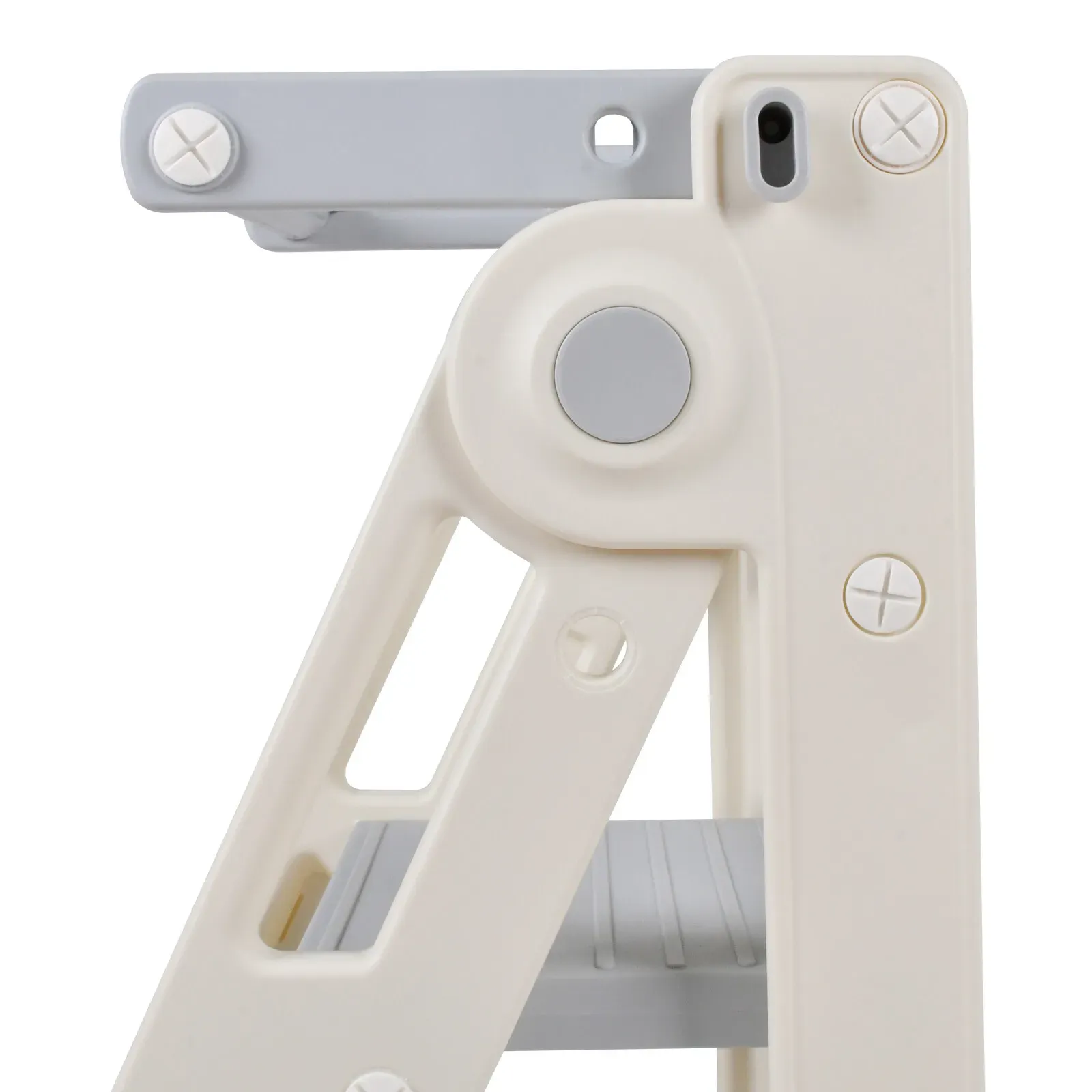 Foldable Kids Step Stool Kitchen Helper Tower in Grey view 6