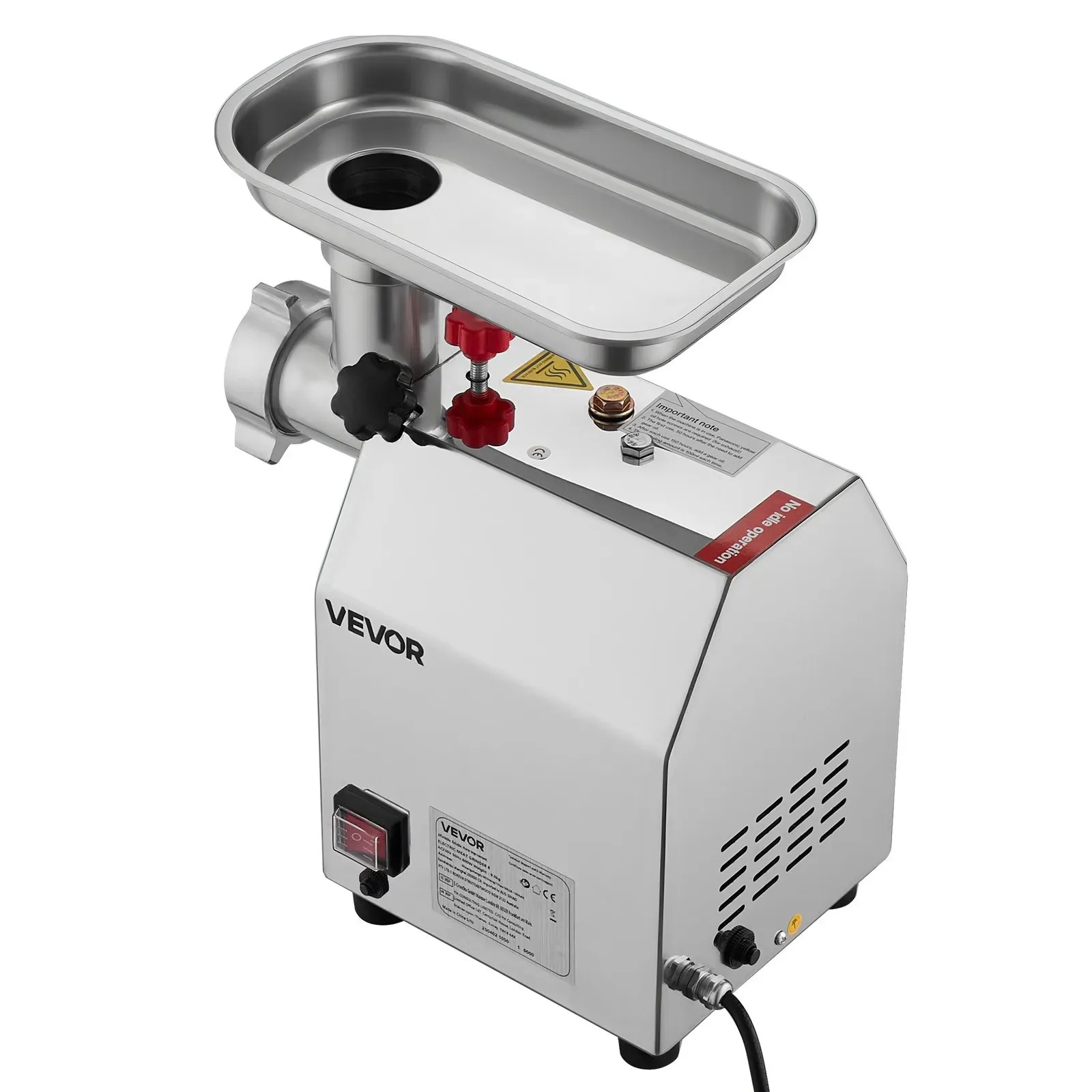 Commercial Electric Meat Grinder, Stainless Steel, 2.04 kg/Min, Sausage Stuffer view 5