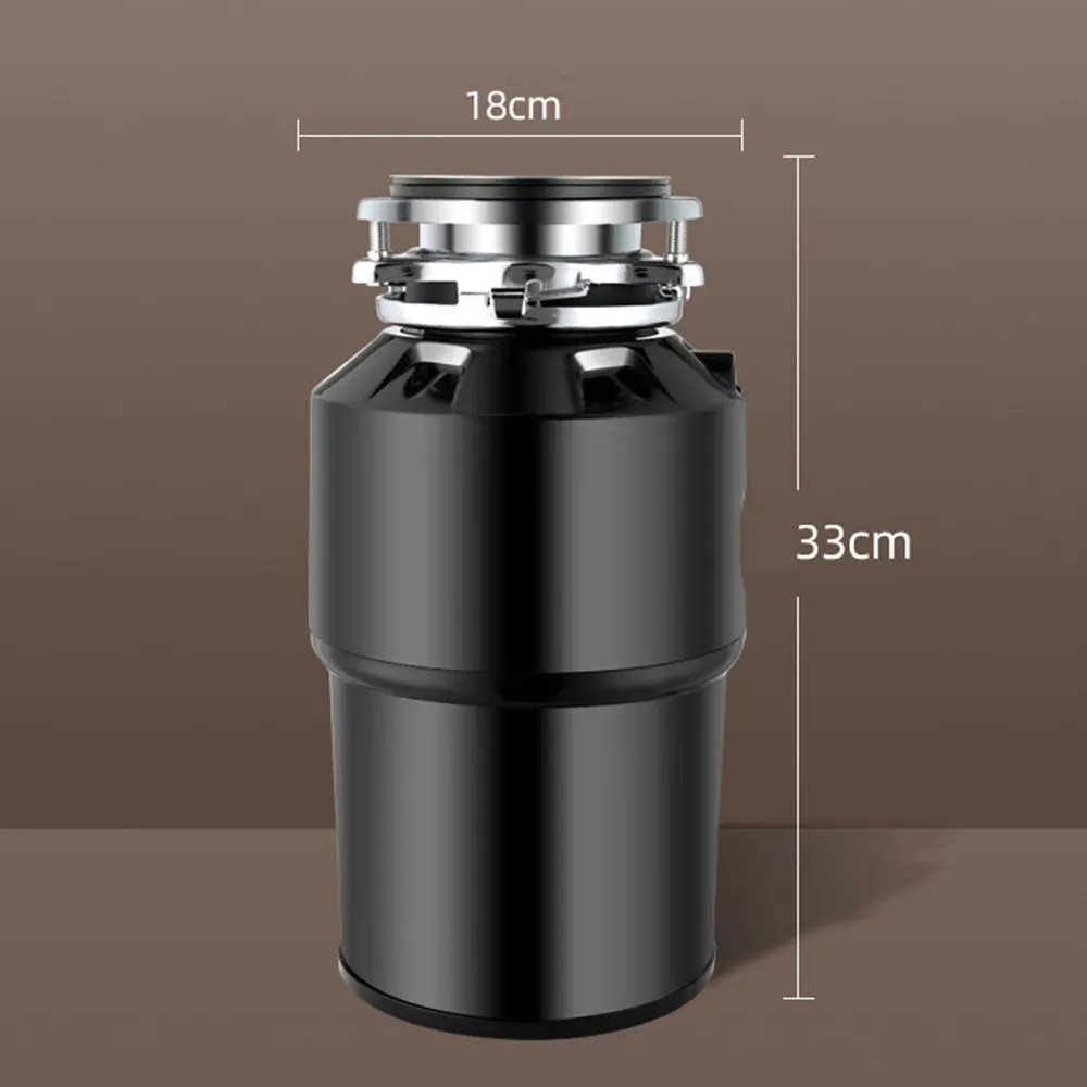 550W Food Waste Disposer with AU Plug, 4000RPM, Black, Stainless Steel for Kitchen view 3