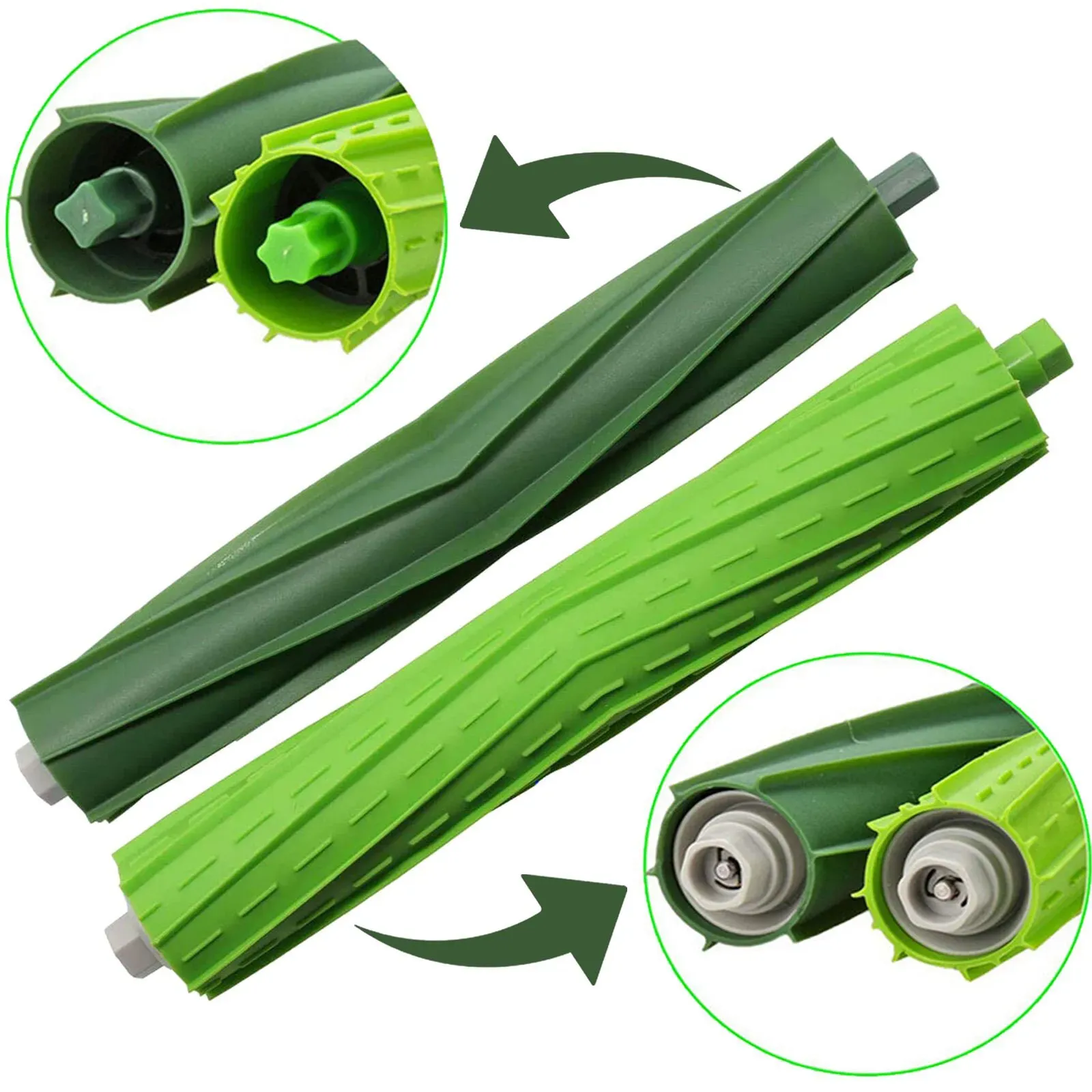 Replacement Filter Brush Parts Set for iRobot Roomba Vacuum Cleaners - Black view 2