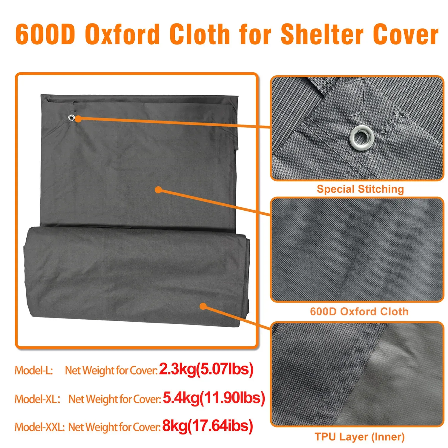 Heavy Duty XL Metal Walk-In Chicken Run with Cover, 276x405x300cm, Black view 2