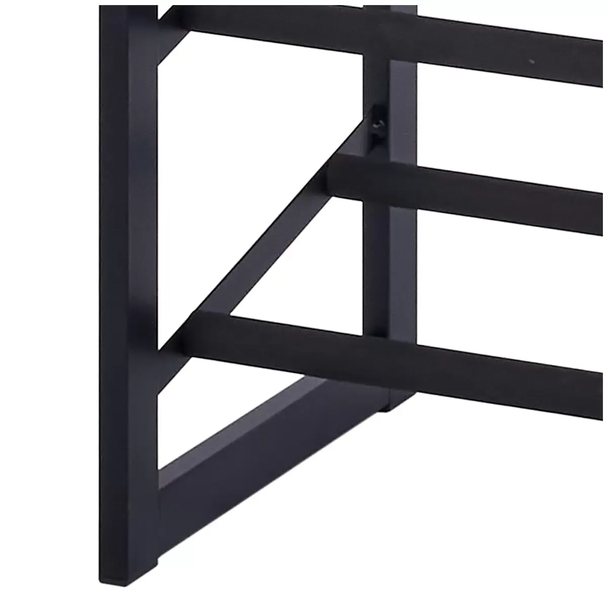 Set of 2 Black Matte Stackable Shoe Rack, 8-Tier Vertical Tower, Grey view 5