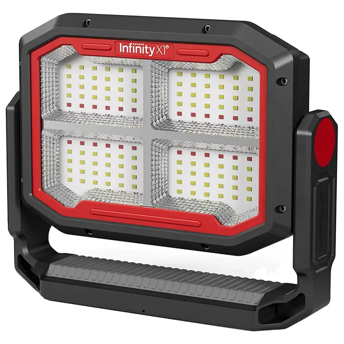 Black Dual Powered Solar Work Light 3000 Lumen with Adjustable Kelvin Settings view 2
