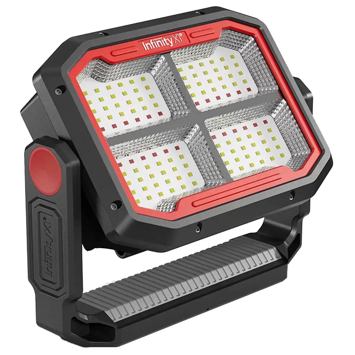 Black Dual Powered Solar Work Light 3000 Lumen with Adjustable Kelvin Settings view 3