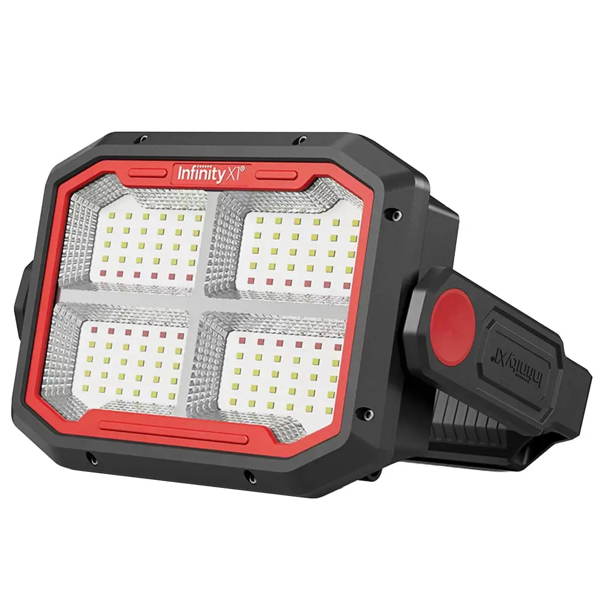 Black Dual Powered Solar Work Light 3000 Lumen with Adjustable Kelvin Settings view 4